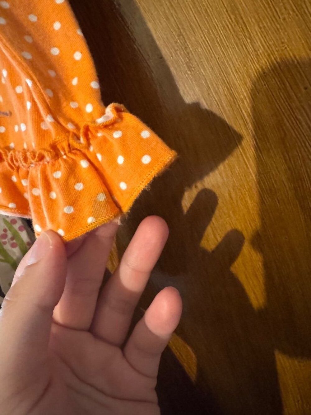 Eleanor Rose Girls Dress 7-8 Pumpkin Fall Thanksgiving Boutique Orange Floral - Picture 7 of 7